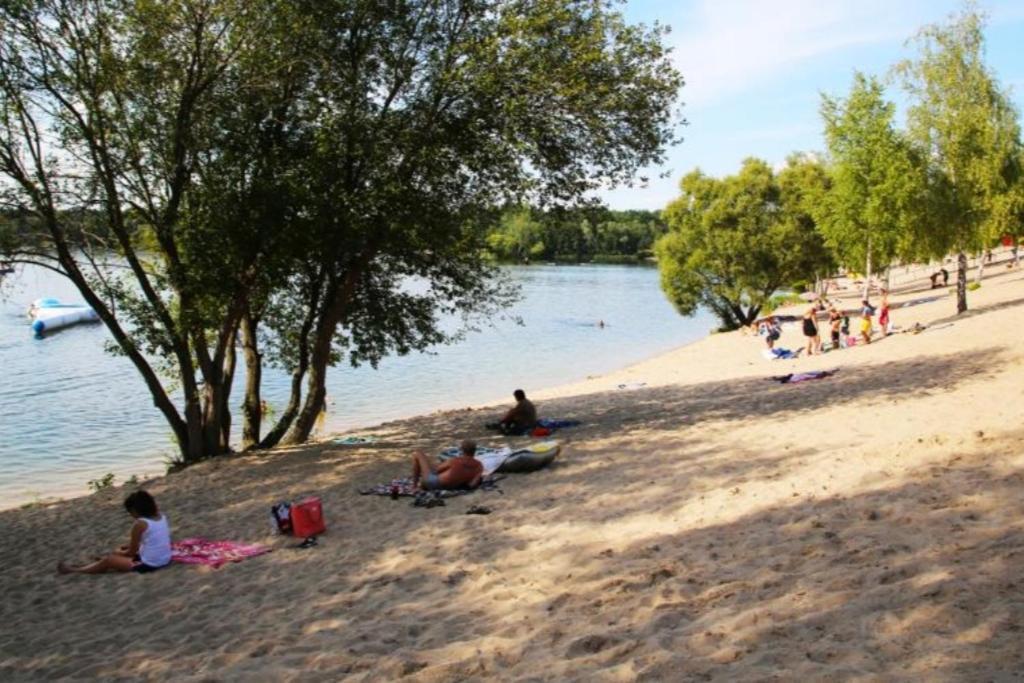 CHEMNITZ - Haus am See mit Sandstrand nahe Rhein-Main und Spessart Kahl am Main Exterior foto